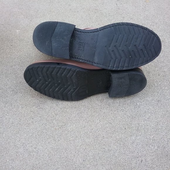 Frye Veronica Leather Lace Up Combat Boots Size 8 - Picture 11 of 16